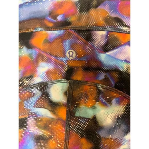 Lululemon, Power Thru Leggings, Size 6, Multicolored, Used & Great Condition. - Picture 5 of 10